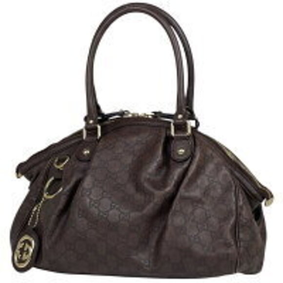 Gucci Guccissima Sukey Shoulder Bag Signature GG Black - Picture 1 of 6